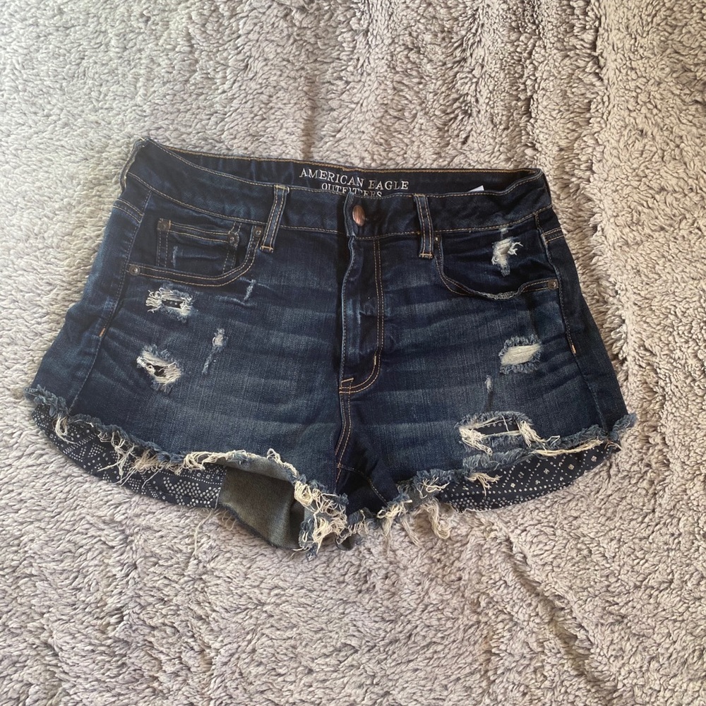Jean cut off shorts